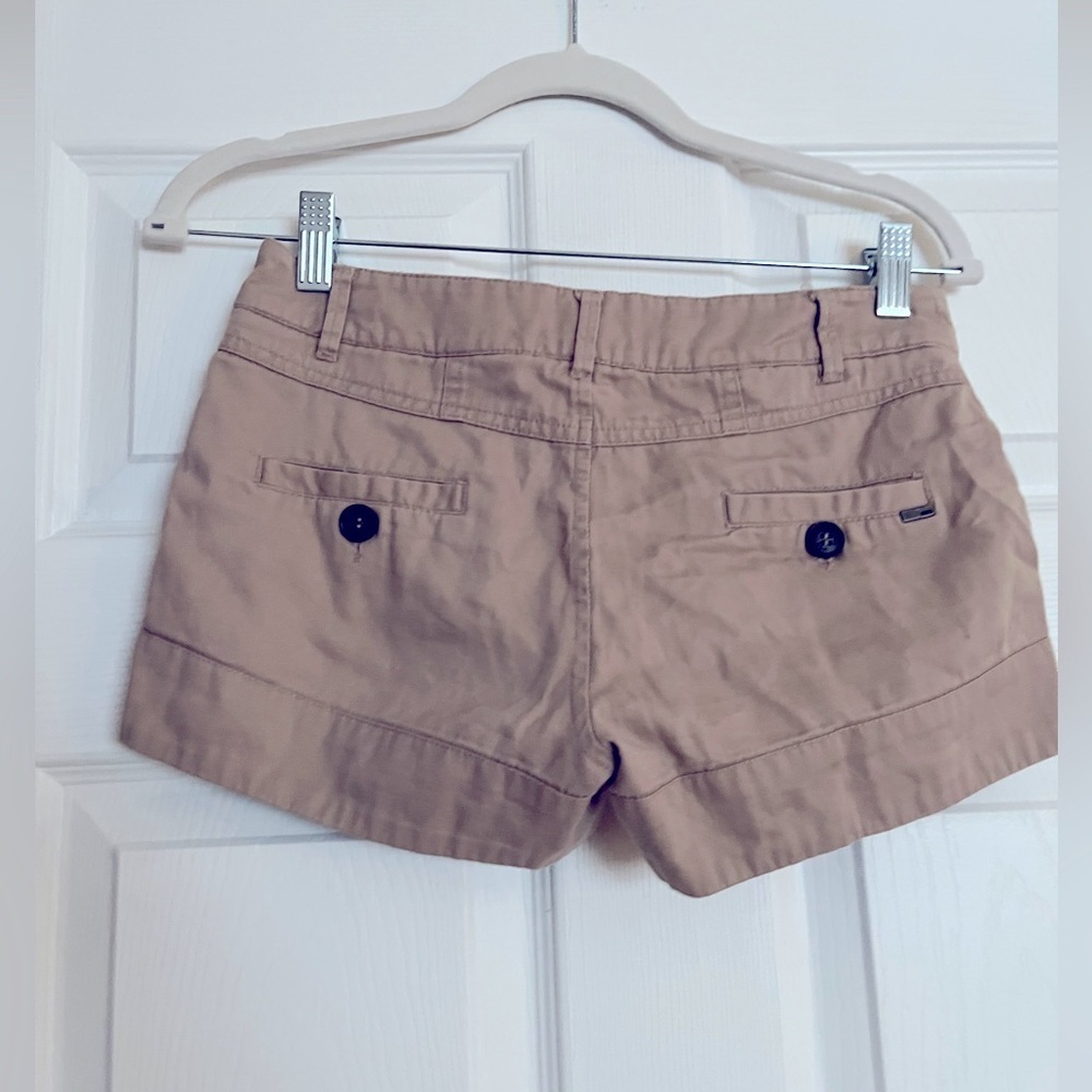 Women's Tan Shorts - Picture 3 of 6